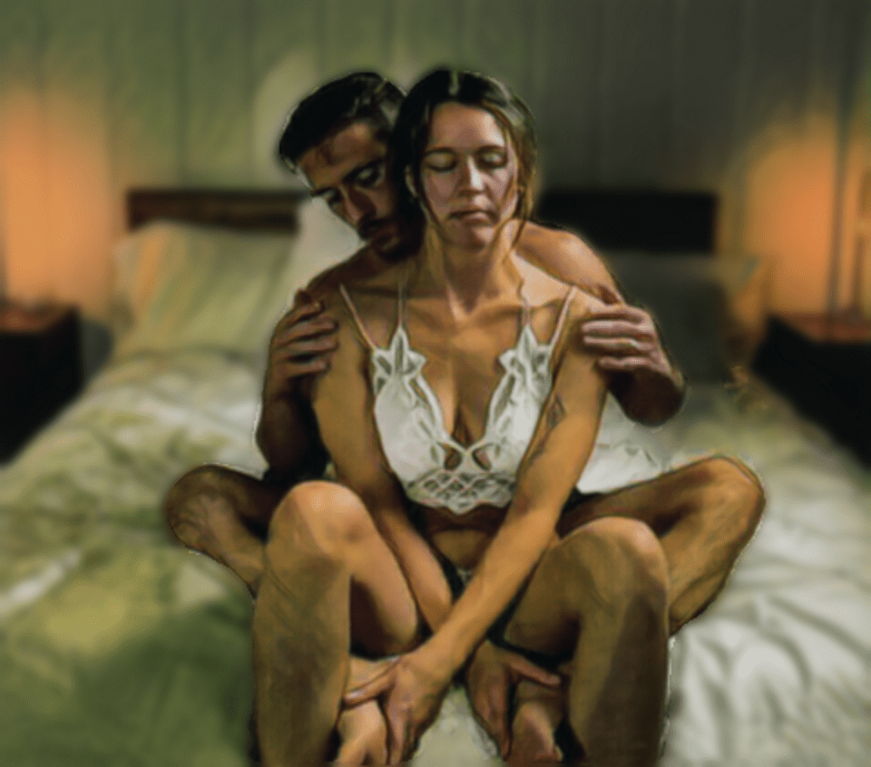 El contacto íntimo va aumentando con suavidad, comenzando por las zonas erógenas menos sensibles.