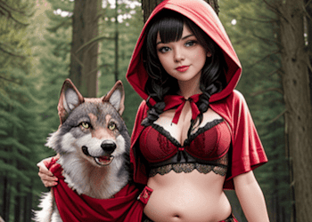 Caperucita y el lobo